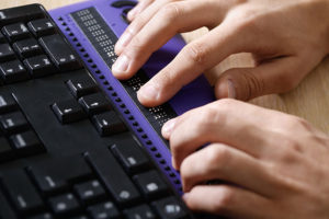 Braile keyboard